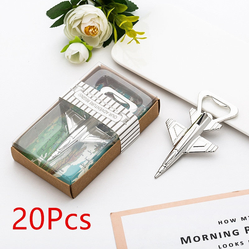 Wedding Gifts for Guests  Antique Air Plane Airplane Shape Wine Beer Bottle Opener Metal Openers For Wedding Party Gift Favors