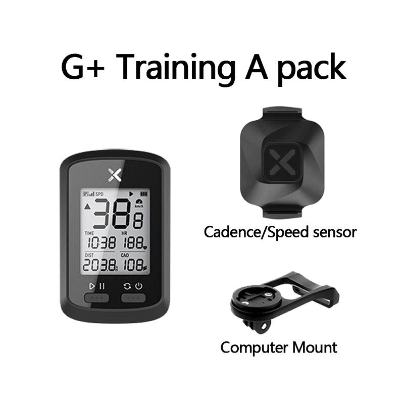 XOSS Bike Computer G+ Wireless GPS Speedometer Waterproof Road Bike MTB Bicycle Bluetooth ANT+ with Cadence Cycling Computers