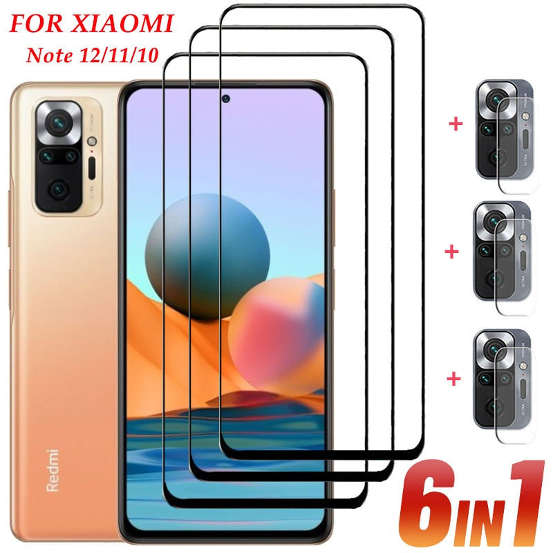 Note 12 pelicula Redmi Note 10 11 Pro,Glass For Xiaomi Redmi Note 12 Pro 10S 10T 11S Screen Protector Redmi Note 11 Pro Film