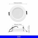 10pcs/lot Led Downlight 3W 5W 7W 9W 12W 15W 220V Recessed Ceiling Light 3/4/5 inch Round Led Panel Down Light Spotlight Lighting