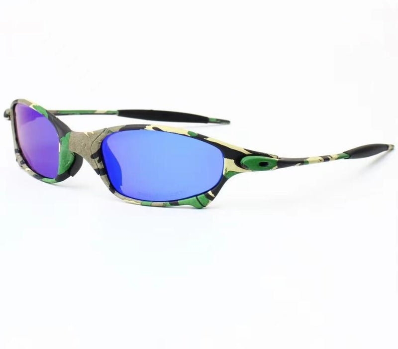 Gafas de sol polarizadas para hombre MTB, gafas de ciclismo UV400, gafas de sol de pesca, gafas de Metal para bicicleta, gafas de ciclismo, gafas de montar, B2-6