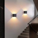 12W LED Wall Lamp Indoor Outdoo Waterproof Light IP65 Adjustable Beam Angle Design Cube LED Bedroom courtyard Porch wall sconce