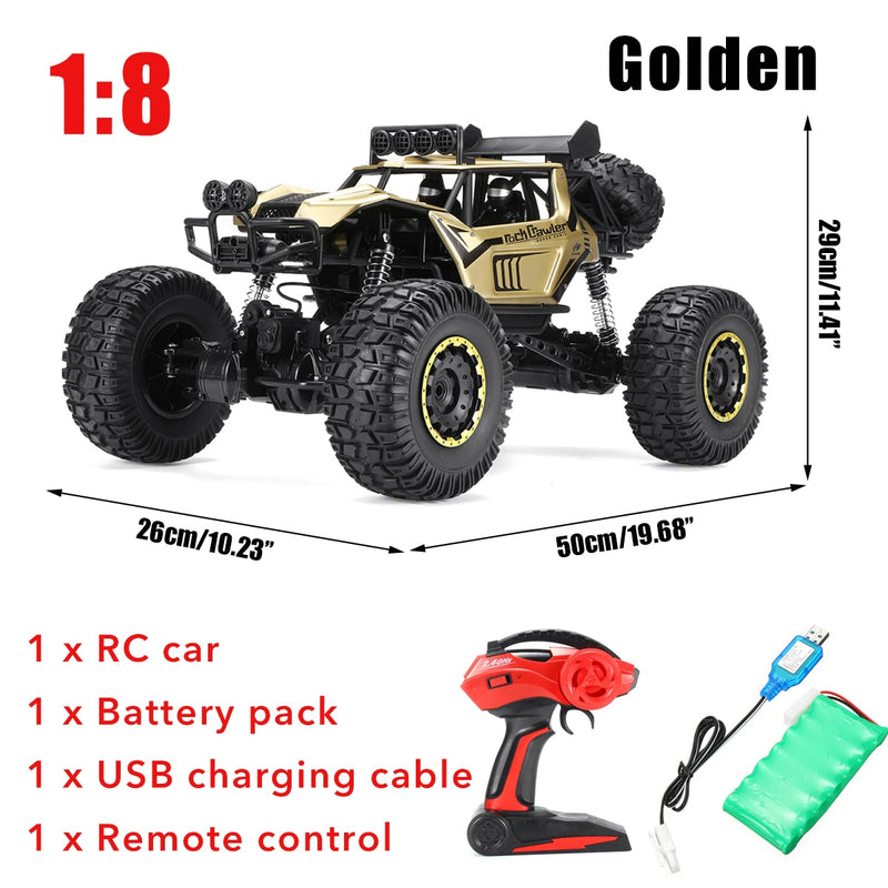 1: 8 50 cm RC Auto 2,4 G Funksteuerung 4WD Geländewagen Elektrofahrzeug Monster Buggy Fernbedienung Auto Geschenk Spielzeug Für Kinder Jungen