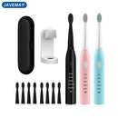 Ultrasonic Sonic Electric Toothbrush Rechargeable Tooth Brush Washable Electronic Whitening Teeth Brush Adult Timer JAVEMAY J110