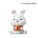 Chinese Lucky Wealth Waving Cat Gold Waving Hand Cat Home Decor Welcome Waving Cat Sculpture Statue Decor Car Ornament