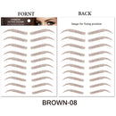 6D Eyebrows Sticker Water Transfer Hair-like Eye Brow Tattoo Stickers Long Lasting False Eyebrow Enhancers Eye Brow Cosmetics