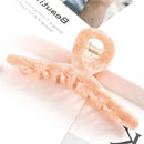 Fashion Leopard Print Hair Claws Geometric Hair Clamp Grab Hair Styling Hair Clips for Women Girls Hairpin Hair Accessories