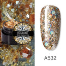 ROSALIND Gel Nail Polish Set Shiny Platinum Nails Art For Manicure Nail Gel Lak UV Colors Top Base Coat Primer Hybrid Varnishes