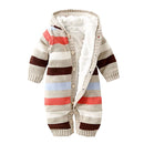 Baby ClothesWinter Cap Hats Baby Sweaters Baby Rompers Thick Cotton Outfit Newborn Jumpsuit for Children Baby Costume