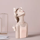 ARTLOVIN Butterfly Fairy Figures Girl Figurines Resin Tabletop Statues Creative Characters With Metal Gold Tray Home Decor Craft