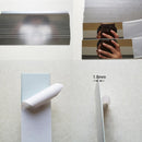 10 Uds línea de espejo acrílico 3D pegatinas de pared sala de estar decoración del hogar autoadhesivo techo línea de cintura decoración de pared 45cm de largo