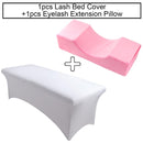 Neck Lash Pillow Memory Foam Lash Pillow 1pcs Eyelash Extension Bed Cover Elastic Sheet For Grafting Eyelashes Makeup Tool Salon
