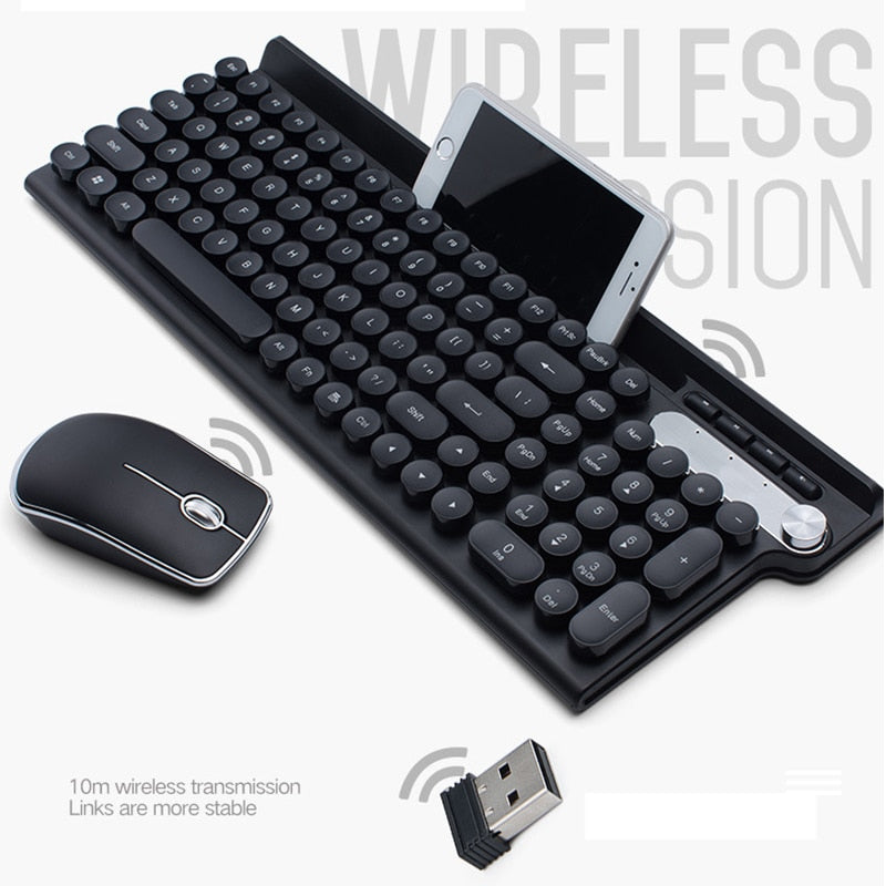 Teclado inalámbrico para juegos de 2,4G, ratón, teclado y ratón recargables para Macbook, portátil, teclado, ordenador, PC, Gamer, teclado, ratones