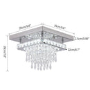 Modern Lustre Chrome Crystal Chandeliers Lighting Led Hanging Ceiling Lamp For Kitchen  Plafon Lamparas De Techo Luminaire
