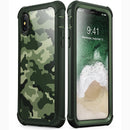 Para iphone X Xs Case 5.8 pulgadas Original i-Blason Ares Series Full-Body Rugged Clear Bumper Case con protector de pantalla incorporado