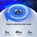 LED Star Projector Night Light 7 In 1 Planetarium Projection Galaxy Starry Sky Projector Lamp USB Rotating With Speaker우주 무드등