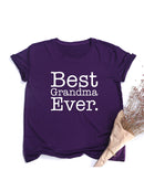 La mejor camiseta de la abuela Ever, la mejor camiseta de la mamá, regalo para el nuevo Grammy, camiseta linda del Día de la madre, camisetas divertidas de la abuela, ropa