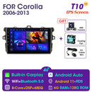 Vtopek 9" 4G Carplay 2din Android 11 Autoradio Multimedia Player GPS Navigation für Toyota Corolla E140/150 2006-2013 Haupteinheit