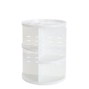 Caja organizadora de maquillaje giratoria de 360 ​​grados ALLSOME, soporte para brochas, caja organizadora de joyas, caja de almacenamiento de cosméticos para maquillaje y joyería