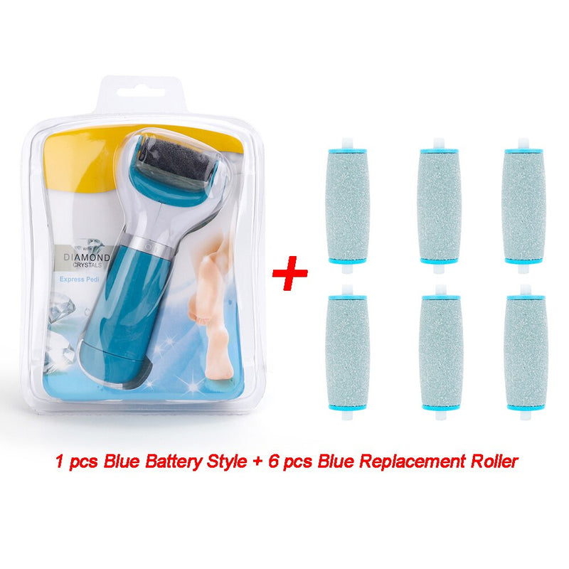 Electric Foot File Care Tool Feet Hard Dead Skin Removal Battery Power Foot USB Exfoliator Heel Callus Remover Pedicure Device