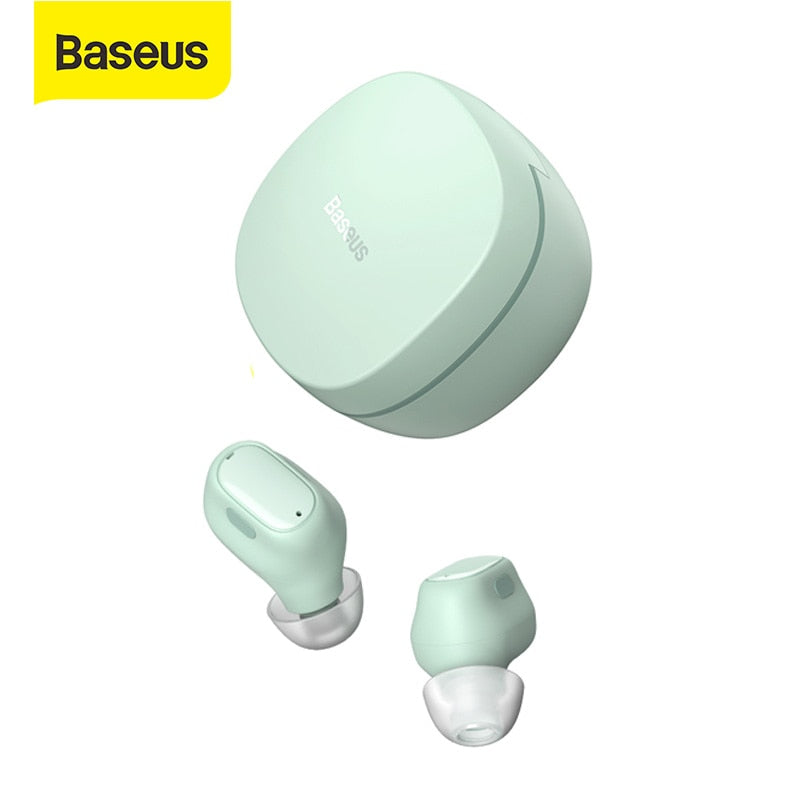 Baseus WM01 TWS Bluetooth Earphones with Microphone Stereo Wireless 5.0 Noise Cancelling Touch Control Gaming Sports Headphones