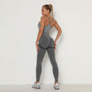 Conjunto de gimnasio sin costuras, sujetador deportivo y mallas, conjunto de ropa para correr para mujer, mallas deportivas de entrenamiento sin costuras, traje deportivo para mujer