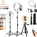 10&quot; 26cm LED Selfie Ring Light Photography Video Light RingLight Phone Stand Tripod Fill Light Dimmable Lamp Trepied Streaming