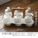 Plato de cerámica creativo para aperitivos, plato de fruta, cubierta de cristal, cuenco para postre, plato de fruta seca, plato de almacenamiento de aperitivos moderno para sala de estar