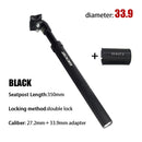 ZOOM Seatpost Suspension Dropper Mtb 27 2 Bicycle Seat Post Hanging Saddle Tube 30.9 With Shock Absorber Saddle Mountain Bike