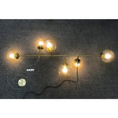 Modern Chandelier Brass Glass Ball Lighting For Living Room Dining Art Decoration Restaurant Black Hanging Lamp Home Lustre