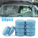 20/50/100/200Pcs Car Solid Cleaner Effervescent Tablets Spray Cleaner Car Window Windshield Glass Cleaning Auto Accessories