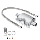 100cm Stainless Steel Exhaust Pipe W/Silencer For Car Parking Air Diesel Heater