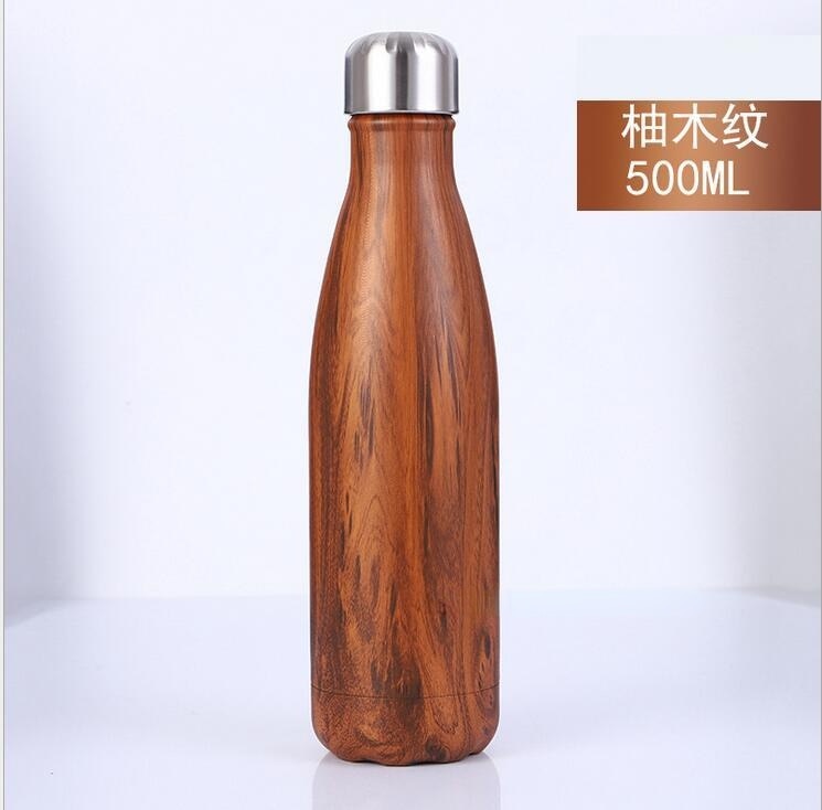 FSILE 500/1000ml Double-Wall Insulated Vacuum Flask Stainless Steel Water Bottle Cola Water Beer Thermos for Sport Bottle