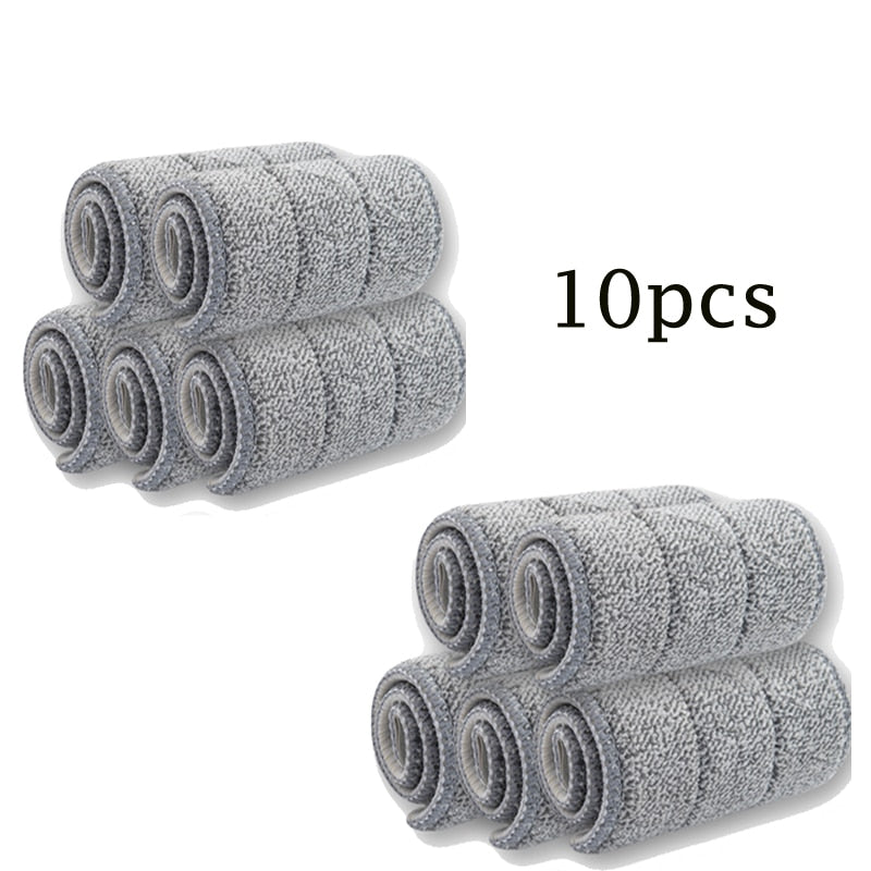 5/7/10PCS Microfiber Floor Mop Cloth Replace Rag Self Wet and Cleaning Paste Dry Home Bathroom Mop Pad Rags