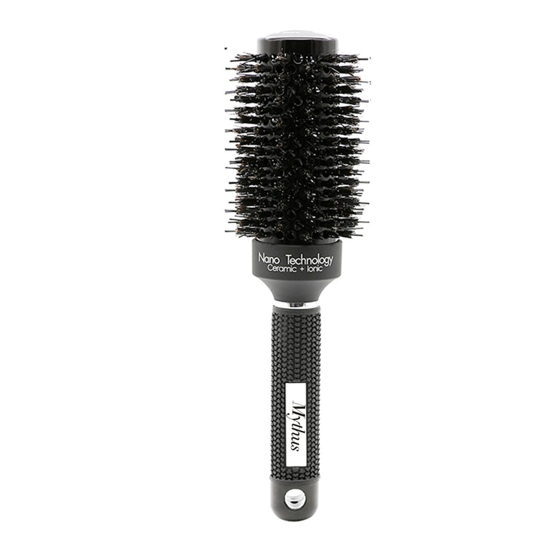 Mythus Professional Nano Technology Ceramic Ionic Hair Rundbürste Wildschweinborsten Antistatische Hitzebeständige Lockenbürsten