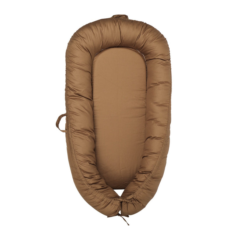 80x50cm Baby Nest Bed Portable Crib Travel Bed Solid Cotton Newborn Baby Crib Infant Bedding