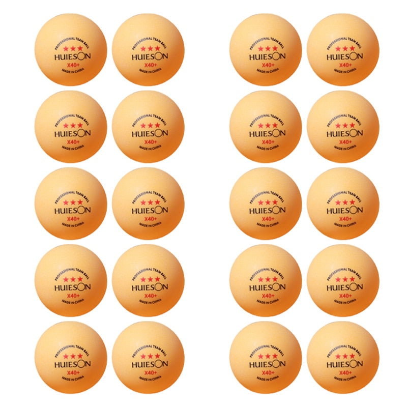 50/100pcs 3-Star Ping pong Ball Professional X40+ ABS 2.8g Table Tennis Balls White Orange Amateur Advanced Training Team Balls
