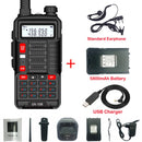 BaoFeng Walkie Talkie UV 10R V2 Two Way CB Radio Transmitter Long Range UV-10R 128CH VHF UHF 136-174Mhz 400-520Mhz Dual Band