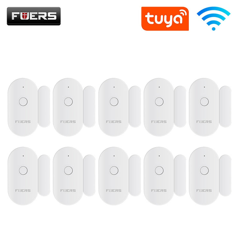 Fuers Tuya Smart Home WiFi Door Sensor Door Open Detectors Security Protection Alarm System Home Security Alert Security Alarm