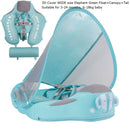 Mambobaby Baby Float Swimming Ring With Roof Infant Waist Floater Non-Inflatable Buoy Beach Pool Accessories Toys Swim Trainer