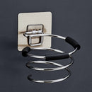 Soporte para secador de pelo para baño, organizador para el hogar, adhesivo montado en la pared, pegatinas sin rastro, secador de cuidado del cabello, estante de almacenamiento