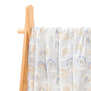 Kangobaby #My Soft Life# Pure And Fresh Bamboo Cotton Newborn Muslin Swaddle Blanket Baby Bath Towel Infant Quilt Stroller Cover