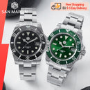 San Martin 40,5mm Water Ghost V3 Sub Diver reloj de lujo para hombre NH35 relojes de pulsera mecánicos automáticos de negocios zafiro 20Bar Lumed
