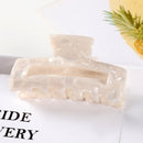 Fashion Leopard Print Hair Claws Geometric Hair Clamp Grab Hair Styling Hair Clips for Women Girls Hairpin Hair Accessories