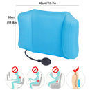 Almohadas de masaje de apoyo lumbar inflables portátiles Tcare - Diseño ortopédico para aliviar el dolor de espalda - Almohada de apoyo lumbar unisex