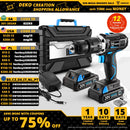 DEKO GCD20DU3 20V Max Household DIY Woodworking Lithium-Ion Battery Cordless Drill Driver Power Tools Electric Drill Power Drill