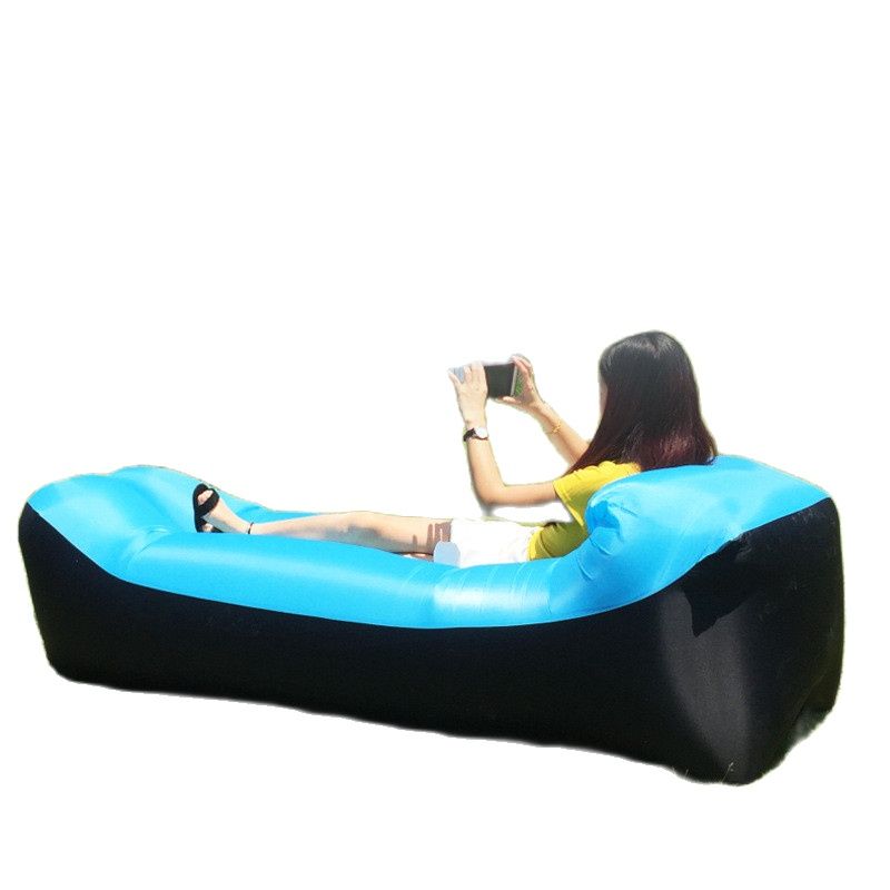 Outdoor Fast Inflatable Air Sofa Bed Quality Sleeping Bag Inflatable Air Bag Lazy Bag Beach Sofa