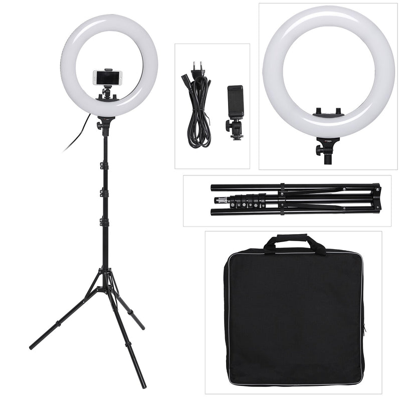 18Inch Photo Studio lighting LED Ring Light Phone camera lamp Profissional Photography Ring Lamp for TikTok Youtube Video,Makeup