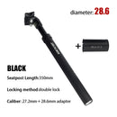 ZOOM Seatpost Suspension Dropper Mtb 27 2 Bicycle Seat Post Hanging Saddle Tube 30.9 With Shock Absorber Saddle Mountain Bike