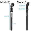 ZOOM Suspension Seatpost Shock Absorber Damping Alu MTB Mountain Bike Bicycle Seat Post 25.4 27.2 28.6 30.1 30.4 30.9 31.6 33.9